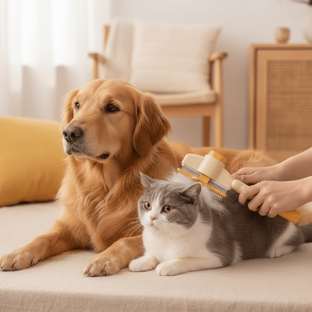Brosse pour chien - Plush & Shine - My animal shop