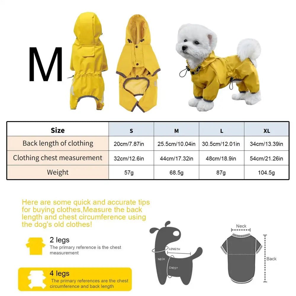 Imperméable pour Chien avec Capuche - RainPaw Hood - My animal shop