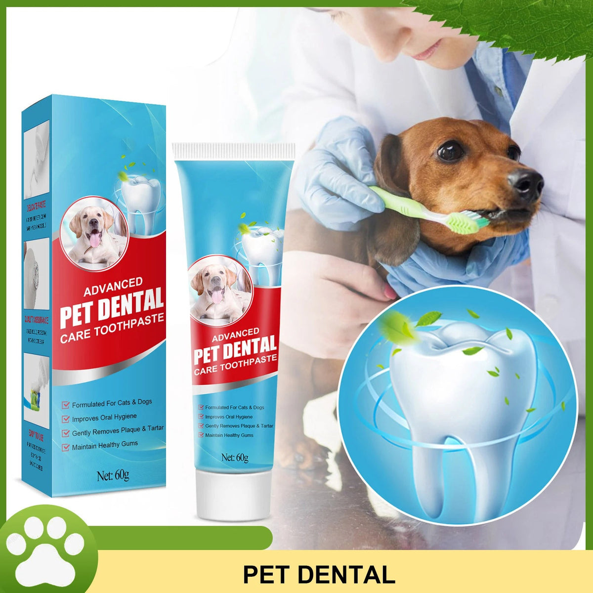 Soins dentaires chien - VelvetBreath - My animal shop